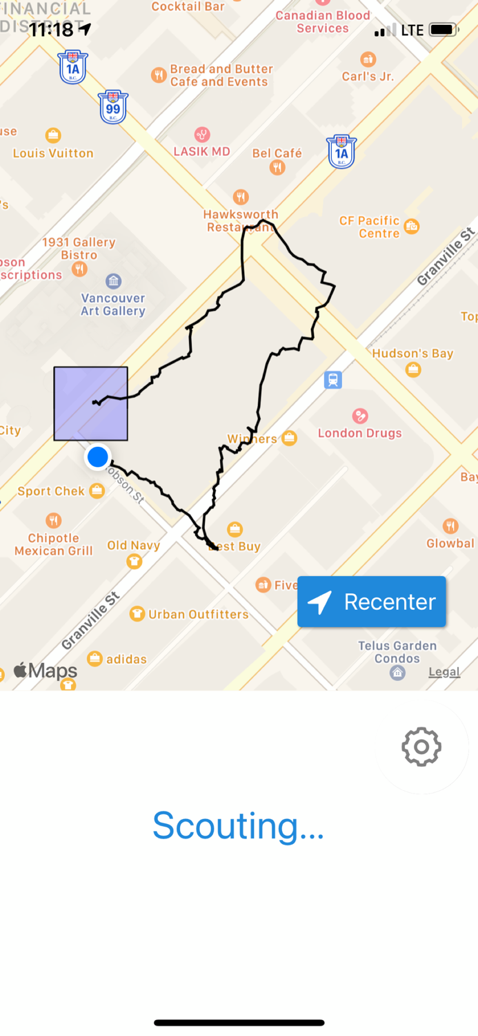 Land Grab Walking App