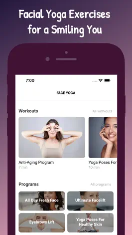 Game screenshot Face Yoga Routine apk