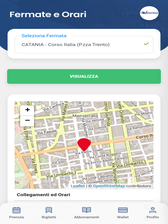 Interbus iPad screenshot 7 - Travel app
