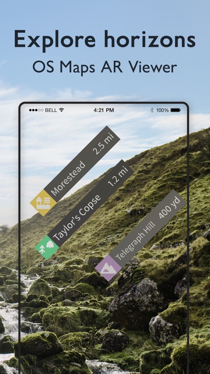 OS Maps: Walking & bike trails