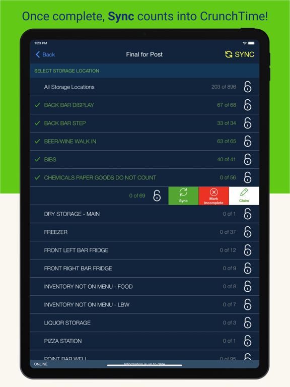 Crunchtime Counter iPad screenshot 5 - Business app