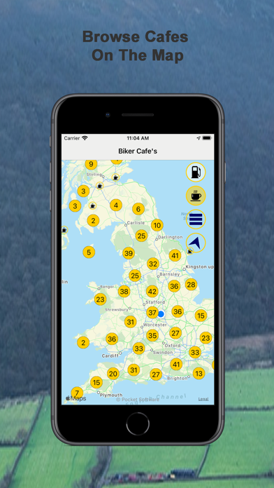 U.K. Biker Cafes Screenshot