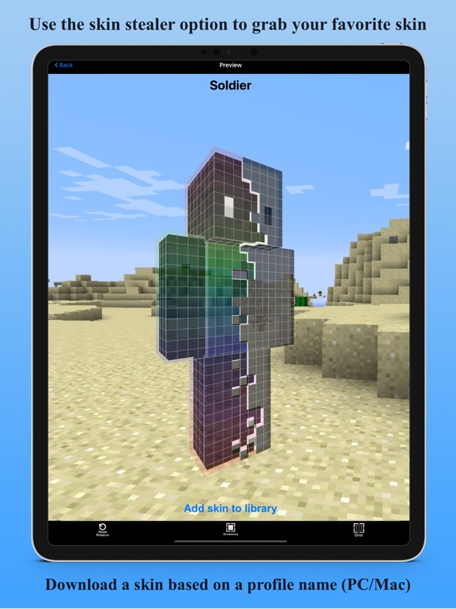 Skin Creator & Painter Studio 3D for Minecraft PC on the App Store