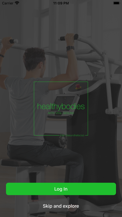 healthybodies Gesundheitsclub Screenshot