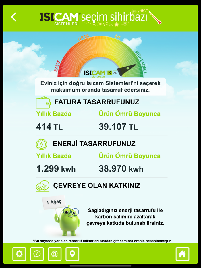 Isıcam Seçim Sihirbazı