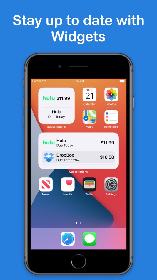 #3. Subscription Tracker (iOS) 由: Ali Alhady