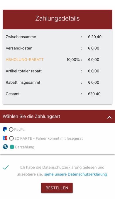 Bella Tandoori Schrobenhausen Screenshot