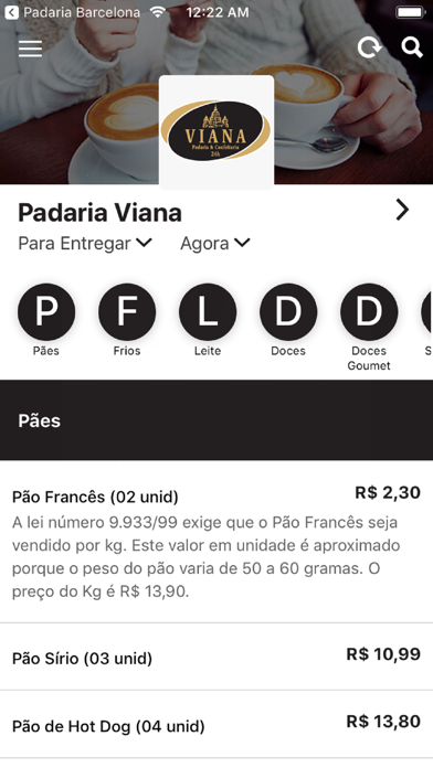 Padaria Viana Screenshot