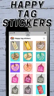 How to cancel & delete happy tag stickers 2