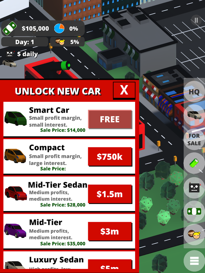 Electric Vehicle Tycoon