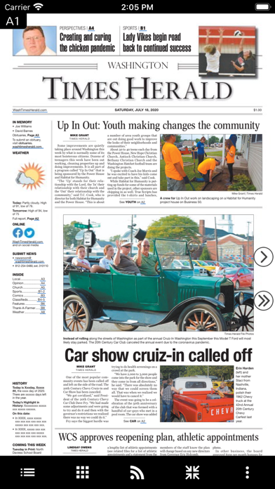 Times Herald- Washington, IN Screenshot