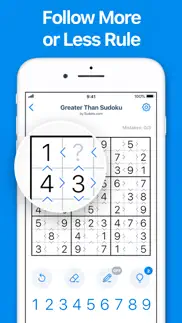 How to cancel & delete greater than sudoku 3