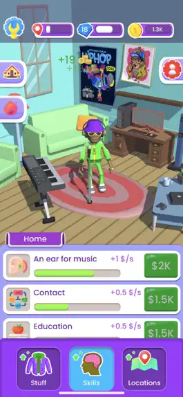 Game screenshot Rap Idle apk