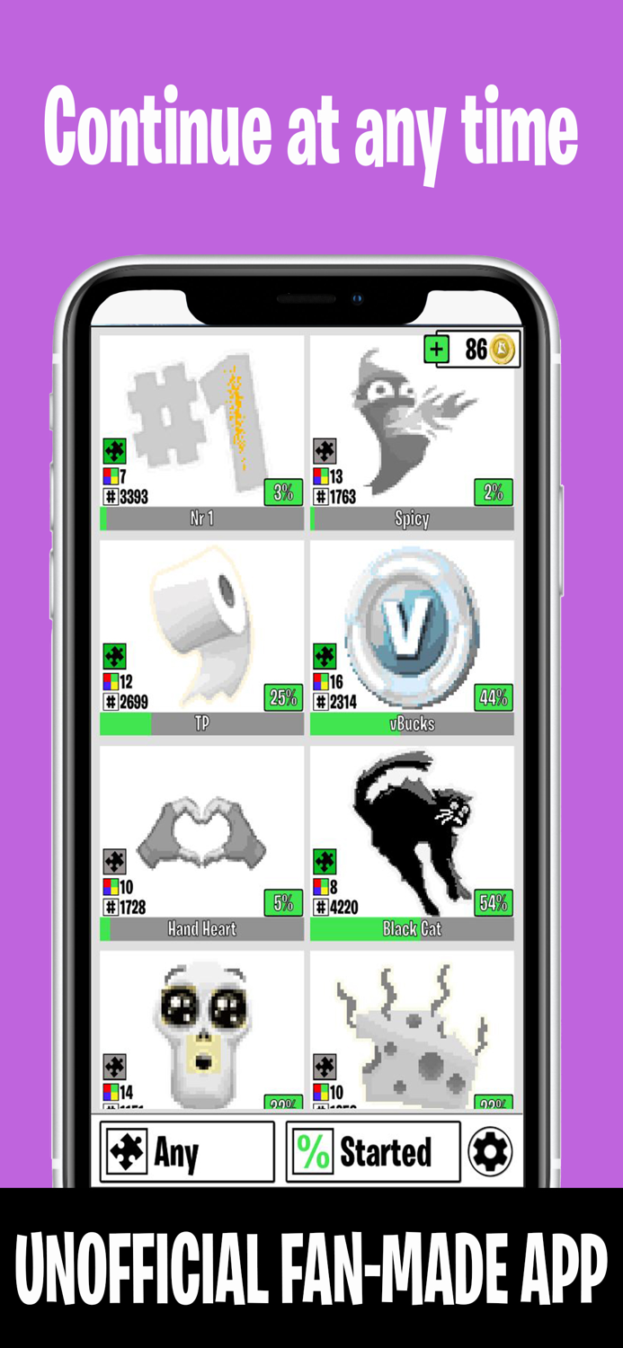 Pixels from Fortnite