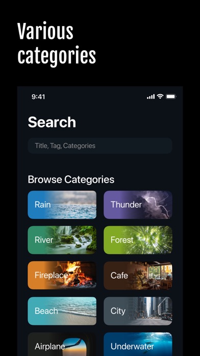 Ambience Hours: Rain Sounds Screenshot
