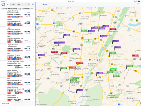 Screenshot #4 pour Gas Tanken für iPad (LPG)