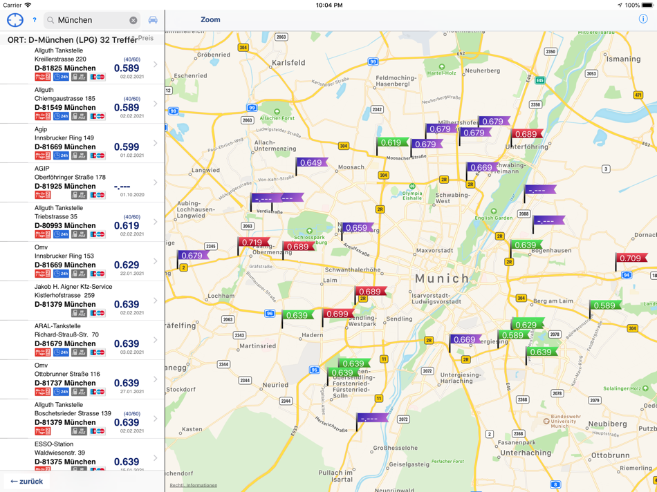 Gas Tanken für iPad (LPG) - 1.3 - (iOS)