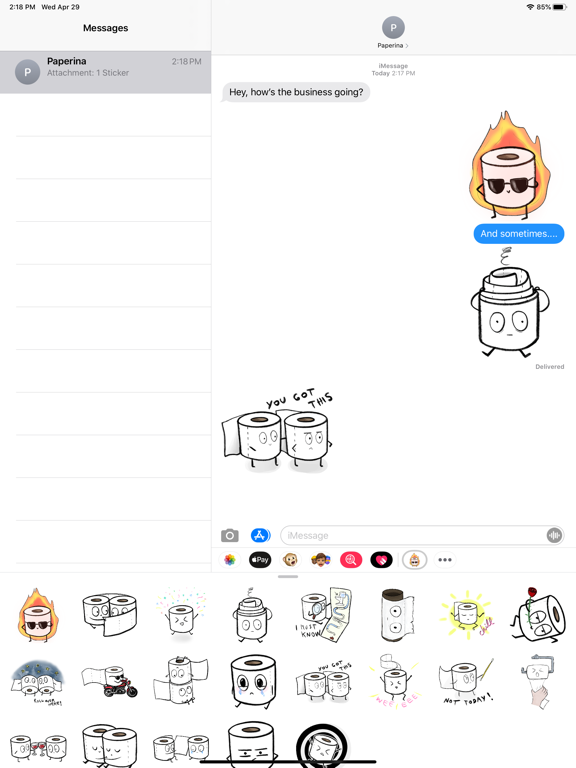 Screenshot #5 pour Cute Paper Stickers