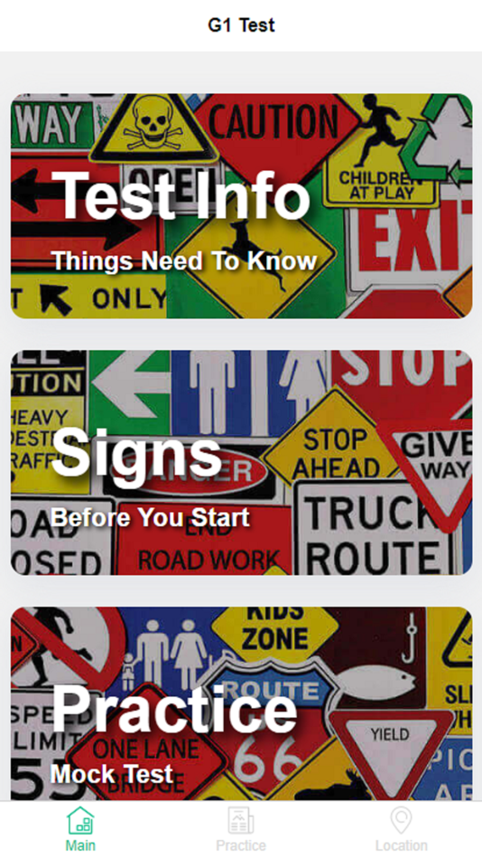 #1. G1 Driving Test -Mock Test (iOS) 由: Shanglong He