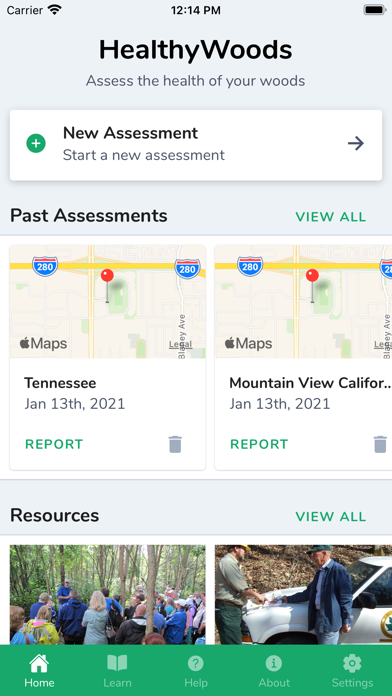 HealthyWoods Screenshot