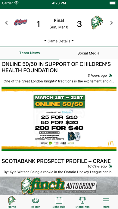 London Knights Official App screenshot 2