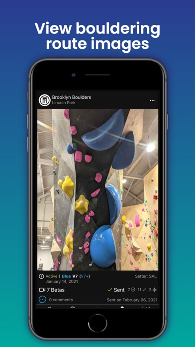 RouteIt Indoor Bouldering Screenshot