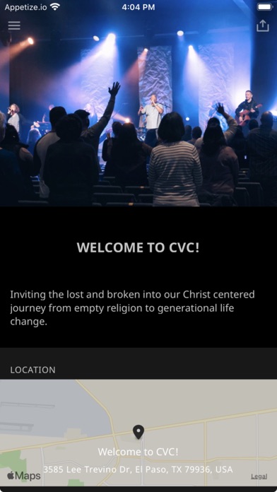 Cielo Vista Church Screenshot