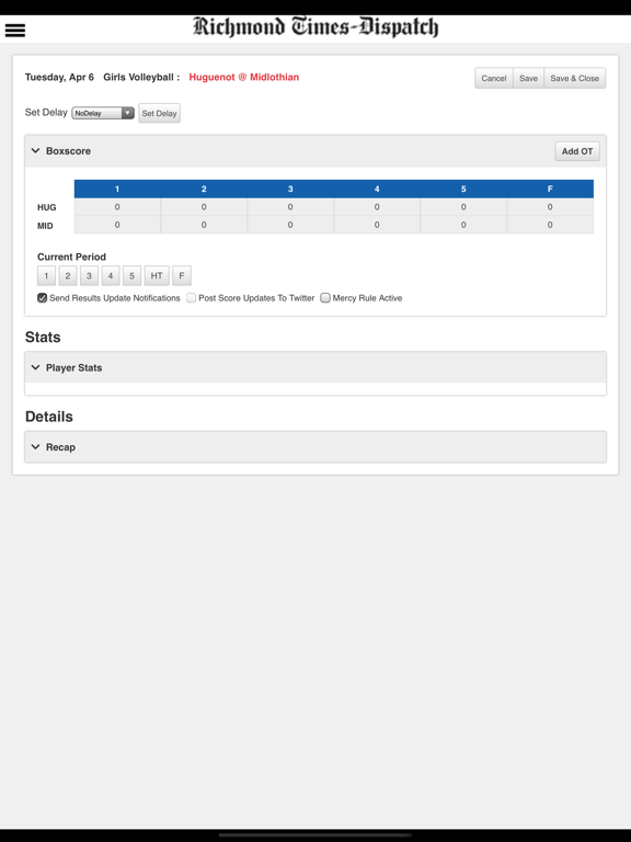 App screenshot