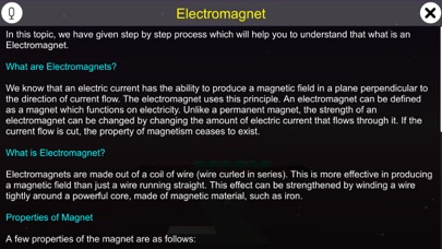 Screenshot 1 of Electromagnet App