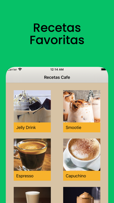 Recetario Cafe Screenshot