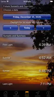How to cancel & delete sunset and sunrise times 1