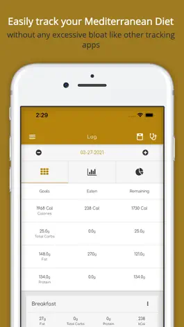 Game screenshot My Mediterranean Diet Tracker mod apk