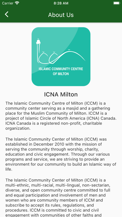 IslamicCommunityCenterOfMilton Screenshot