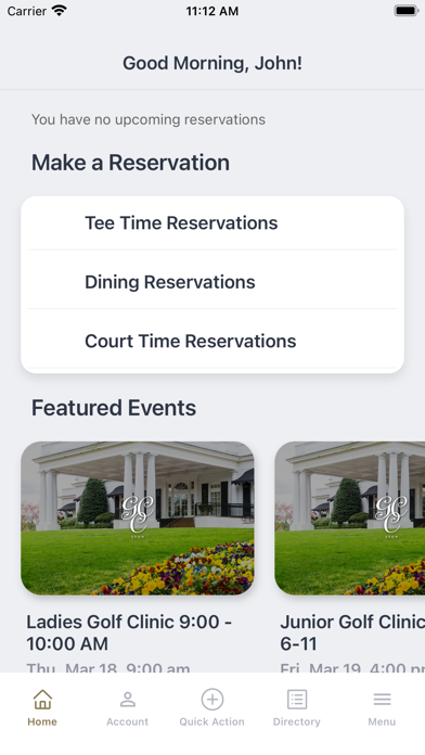 Greensboro Country Club Screenshot