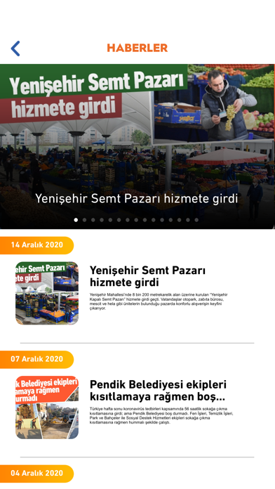 Pendik Belediyesi Screenshot