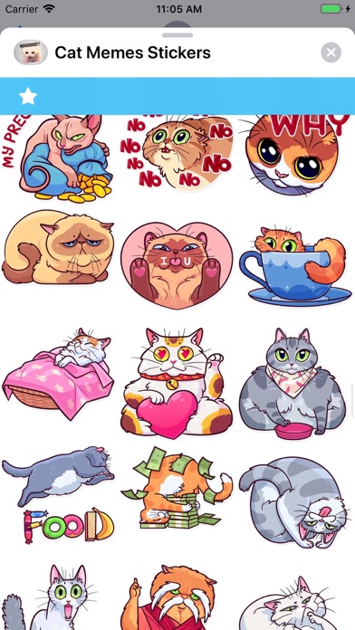 Cat Memes Stickers Screenshot