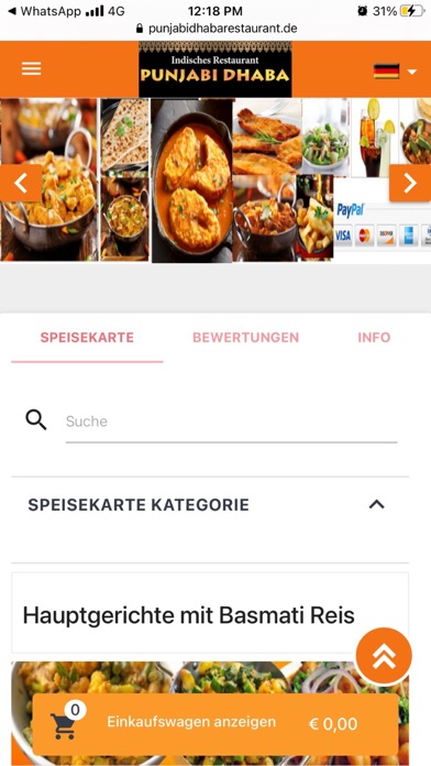 Punjabi Dhaba Böblingen Screenshot