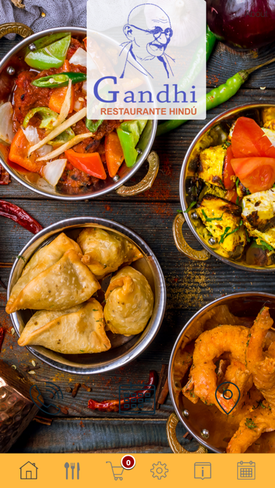 Gandhi Restaurant App Screenshot