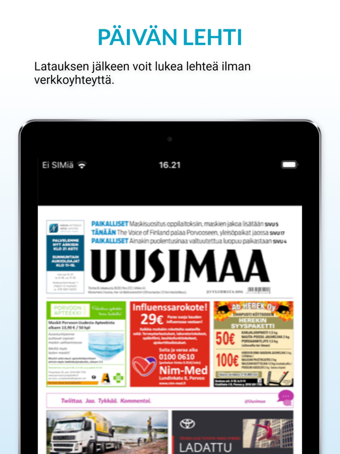 Uusimaa päivän lehti