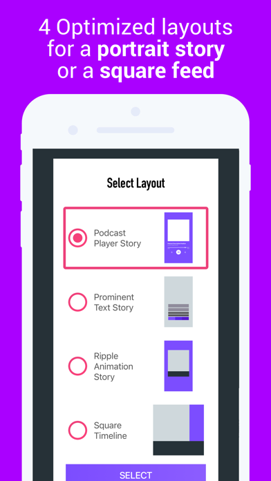 Podcast Video Maker 4Instagram Screenshot