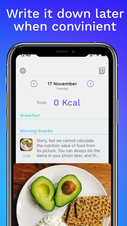 FoodWise Calorie Counter screenshot-3