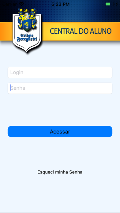 Central do Aluno Screenshot