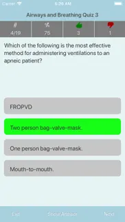 emt prep practice test iphone screenshot 3