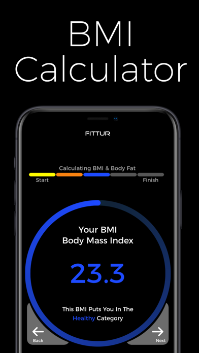 Screenshot #2 pour BMI Calculator By Fittur