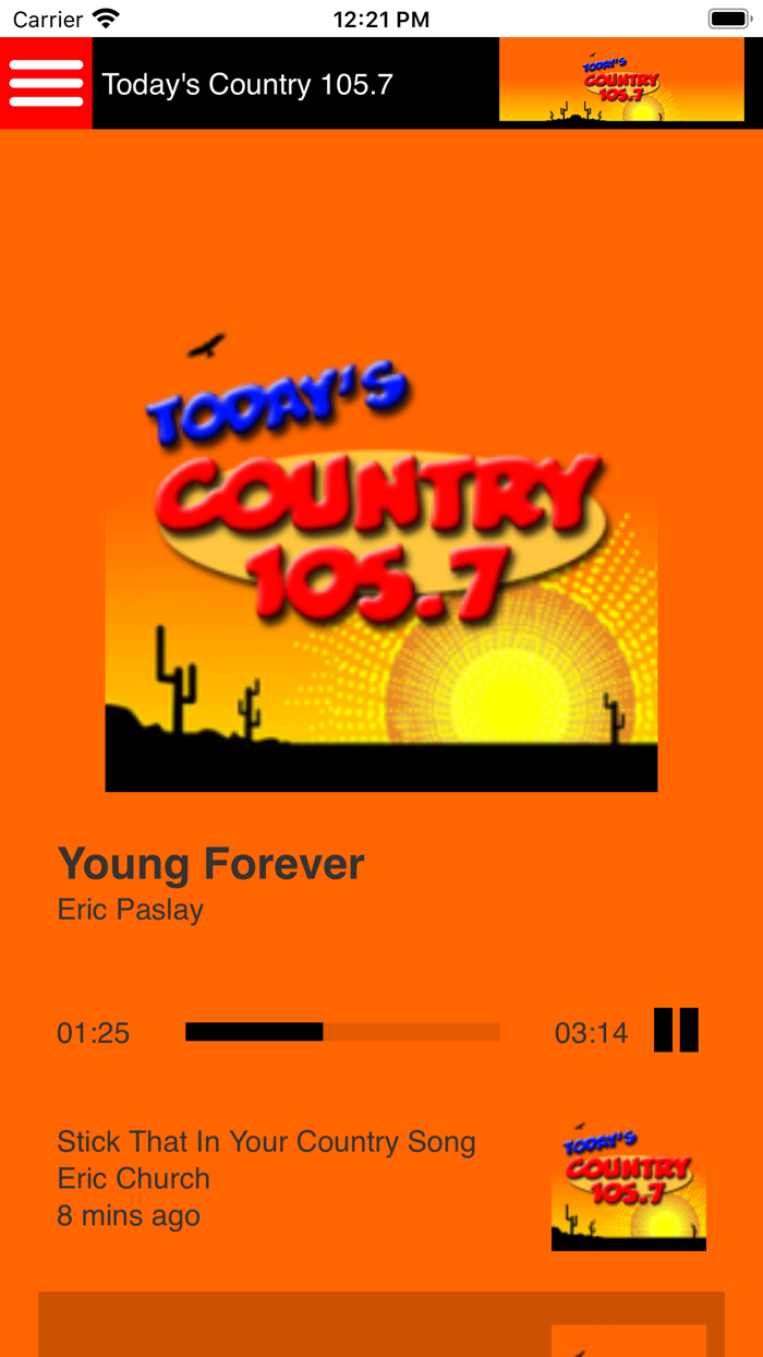 KVVP 105.7 FM Todays Country