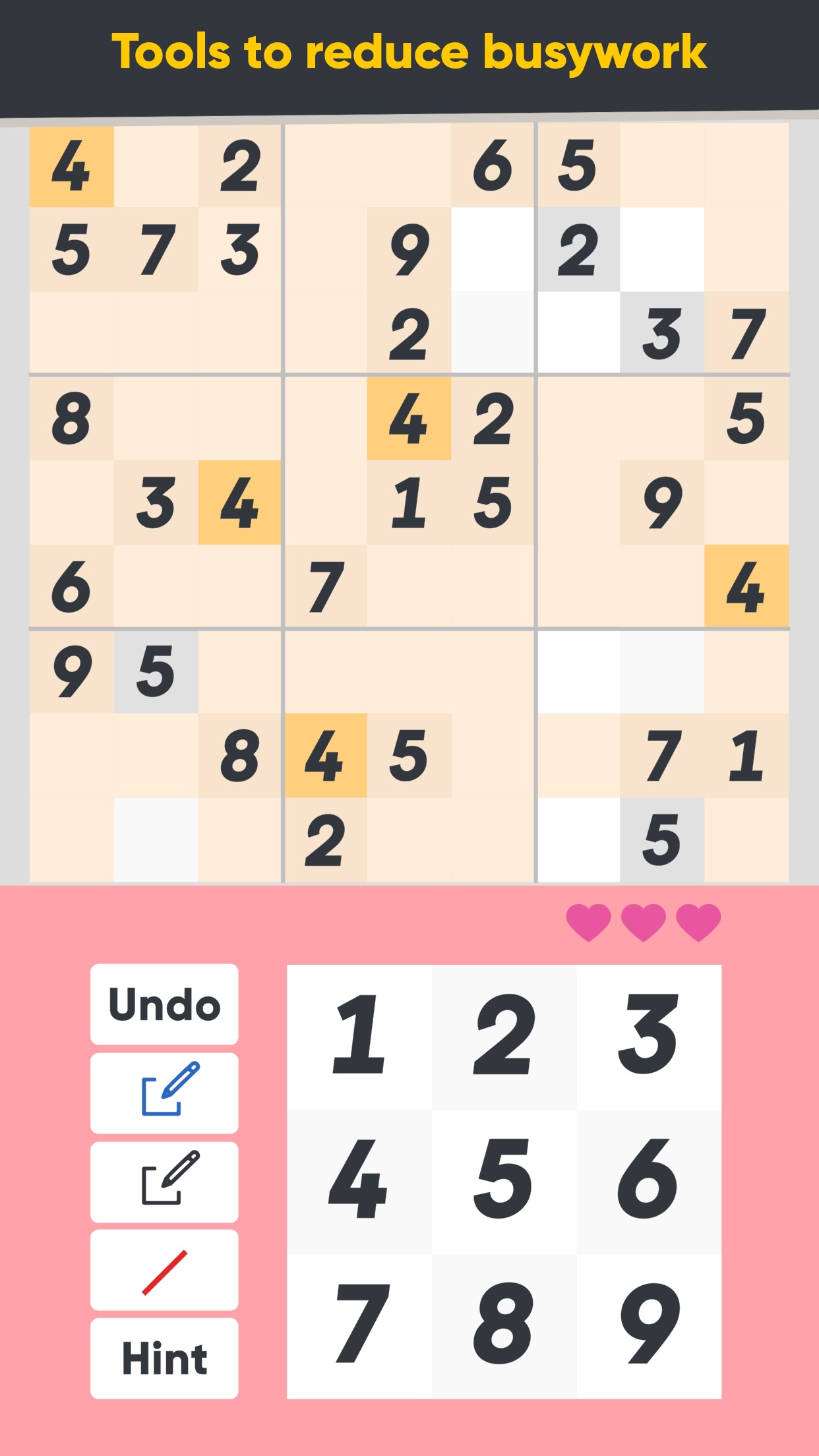 Screenshot do app Good Sudoku by Zach Gage