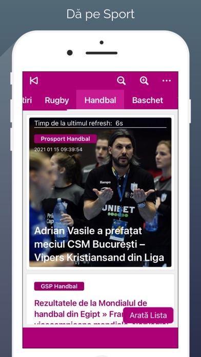 Dă pe Sport Screenshot