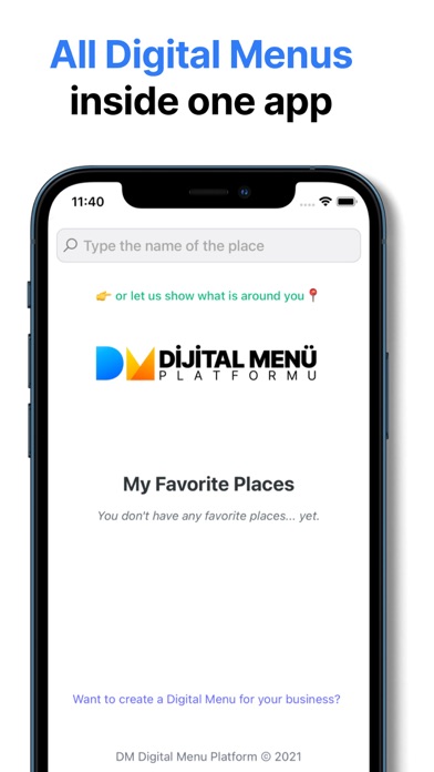 Dijital Menü Screenshot