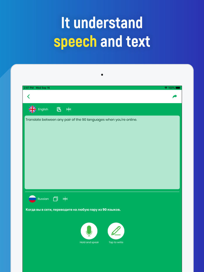 Translator app translate voice