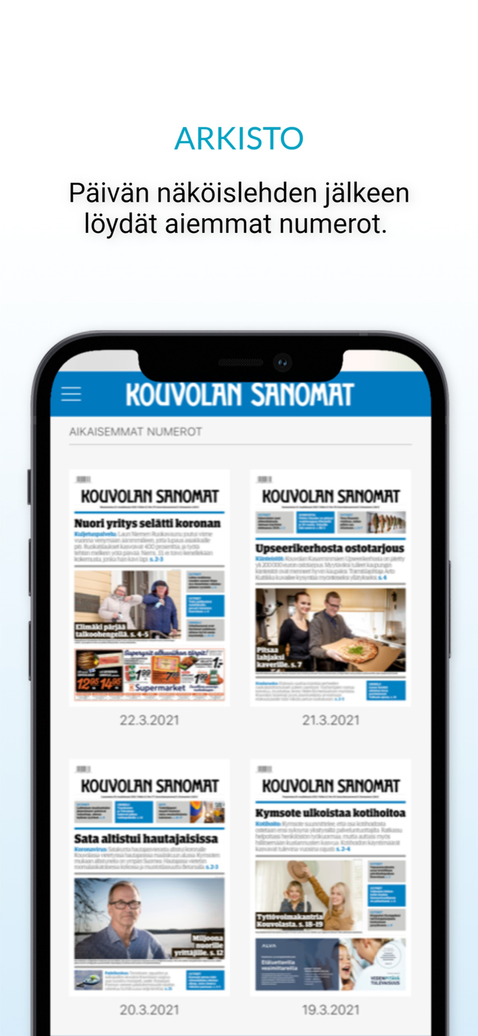 Kouvolan Sanomat päivän lehti